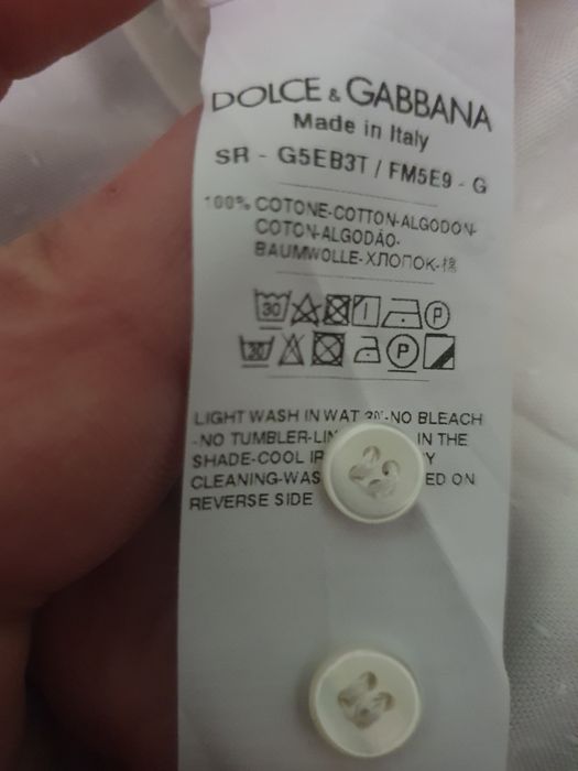 Cămașă Originală Dolce&Gabbana Noua