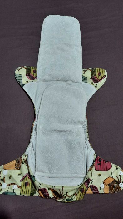 Пелени за многократна употреба 3 броя + 3 броя вложки