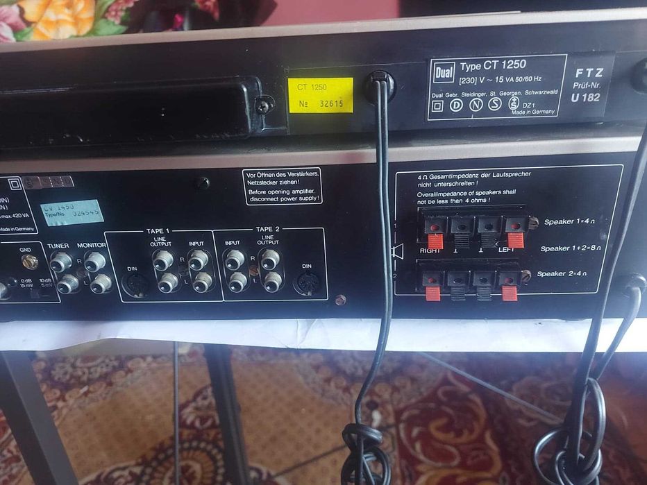 Dual CV-1450+CT-1250 linie HIFI vintage