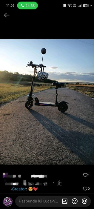 Hituay h5 50 km autonomie 40 reală ( nu este buna bateria ]sau schimb