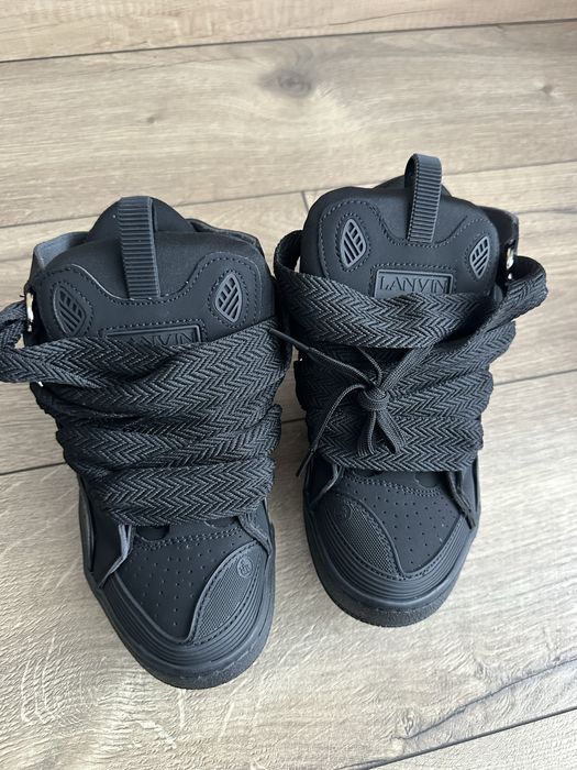 Lanvin curb sneakers black 38