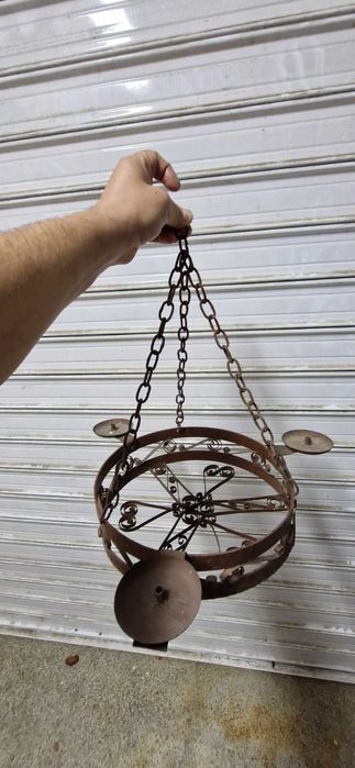 Свещници медни старинни