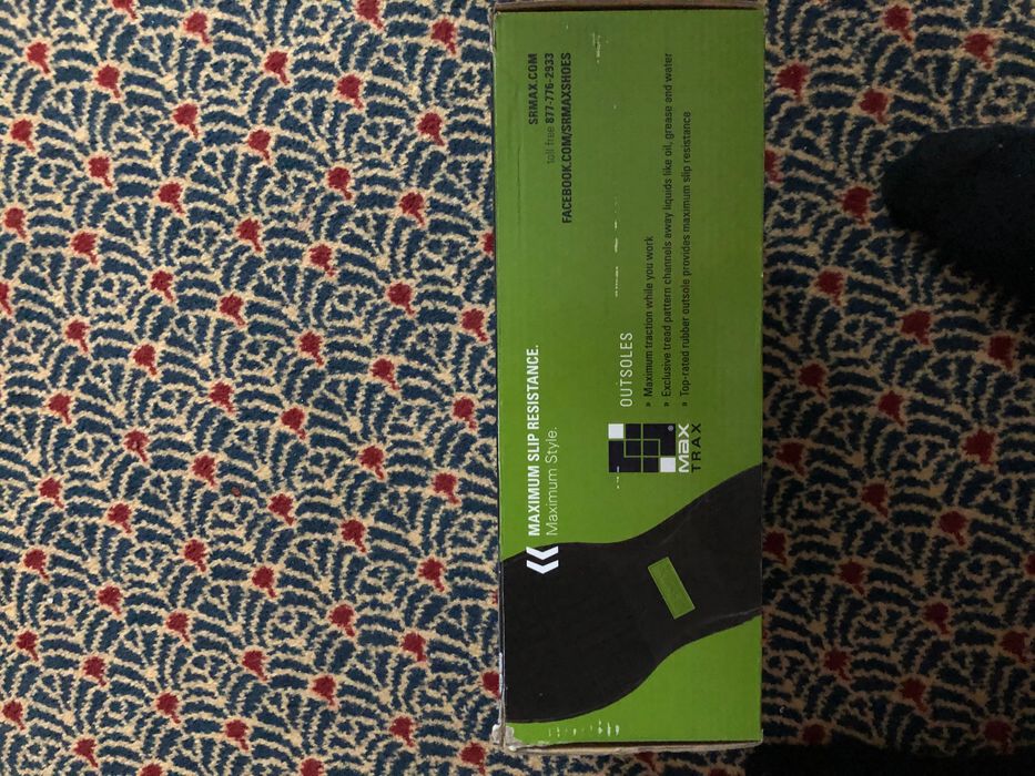 Обувки SR Safety  antisliр черни и бели ресторант кухня номер 43