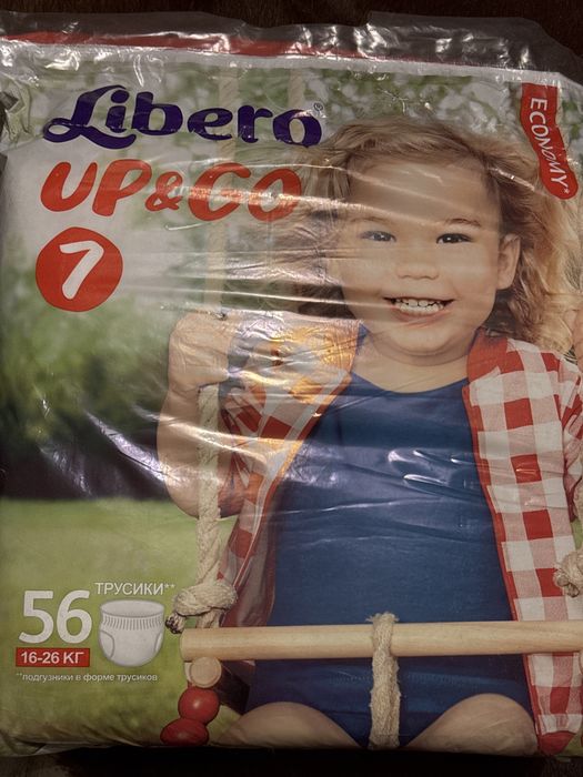 Подгузники трусики 7   Libero 56 шт