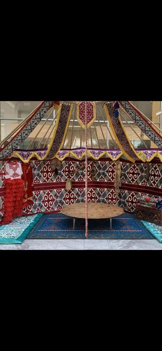 Половина юрты,  полу юрта,  юрта,  киіз үй, жартылай  қазақ үй