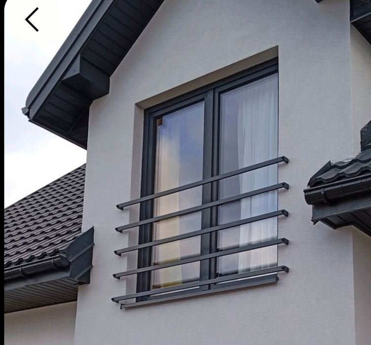 Ușă balcon / fereastră PVC QFORT 7Stars – 1660 x 1970 mm – Gri antraci