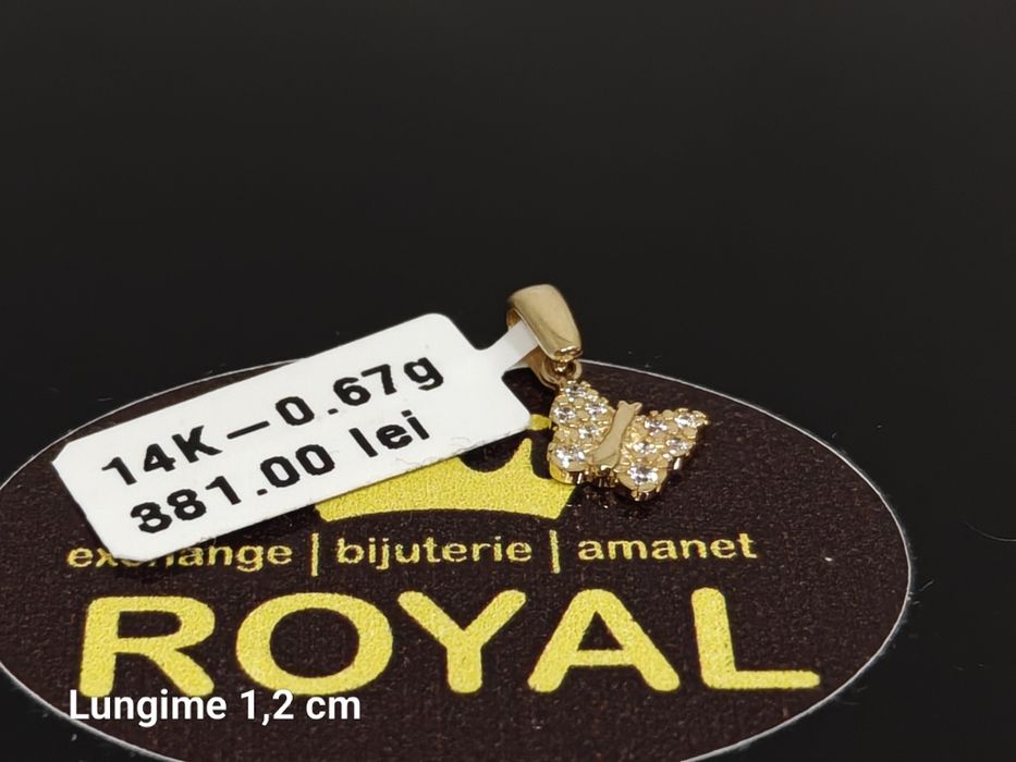 Bijuteria Royal: Pandantiv aur 14k/0.67 gr