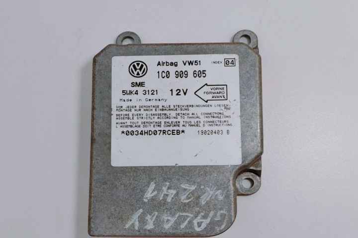 Calculator airbag  Modul 1C0909605 / 5WK43121 Volkswagen VW Sharan pr