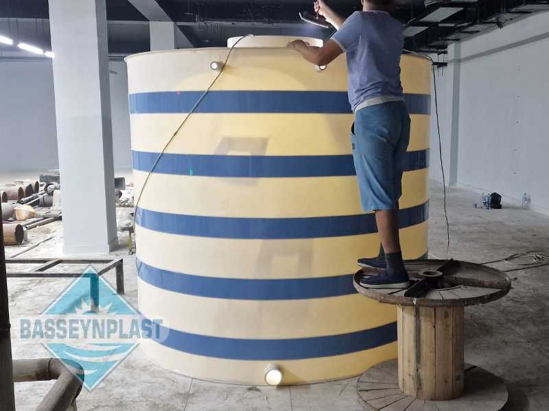 Эко-ёмкость, бак пластиковый для воды 8м3, тонн из полипропилена