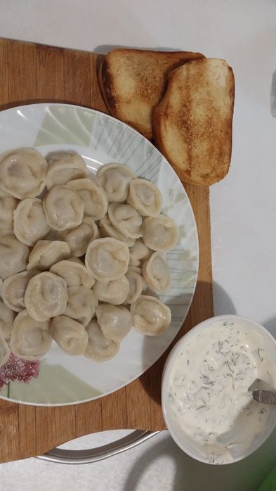 Манты из рубленного мяса