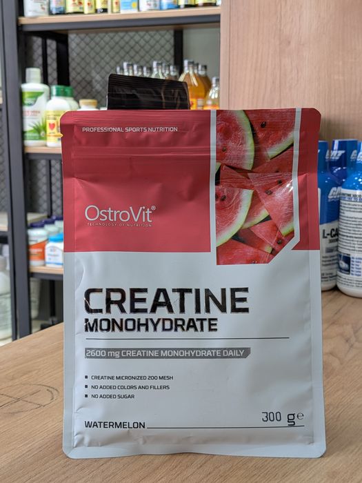 Креатин OstroVit Creatine Monohydrate 300g оригинал (4 вкуса)