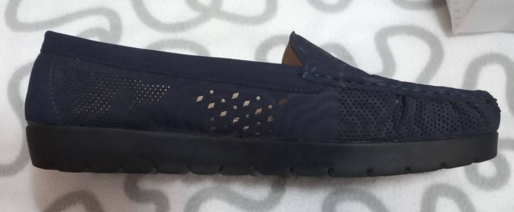 Мокасины синие 39-40р