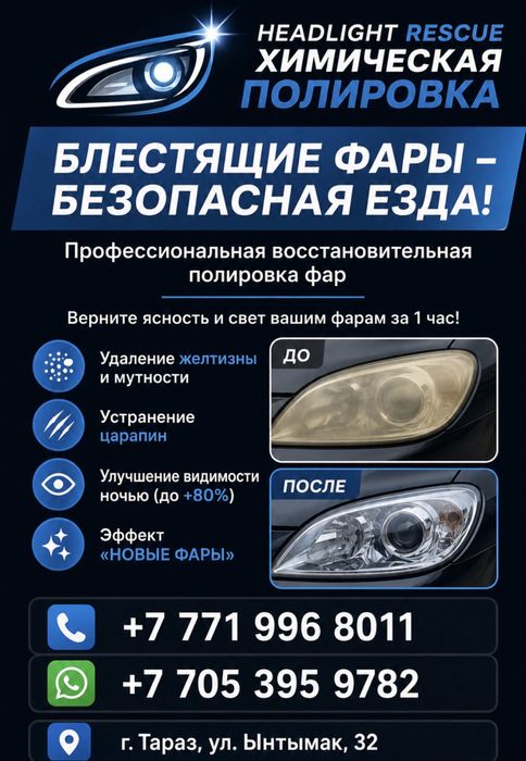 Машина полирофка фар