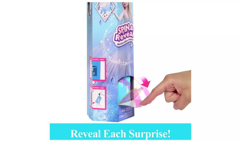 Кукла Disney Princess Frozen Завърти и преобрази Елза Spin and Reveal