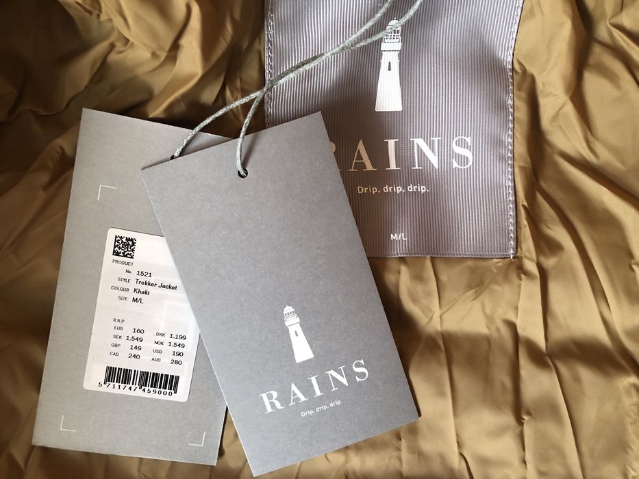 Rains Trekker Jacket ОРИГИНАЛНО мъжко яке - М/L