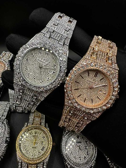 Диамантени часовници Cartier , Rolex , AP iced out