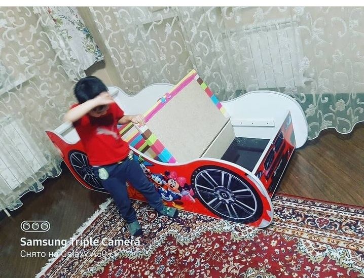 Кровать-машина + матрас в подарок!