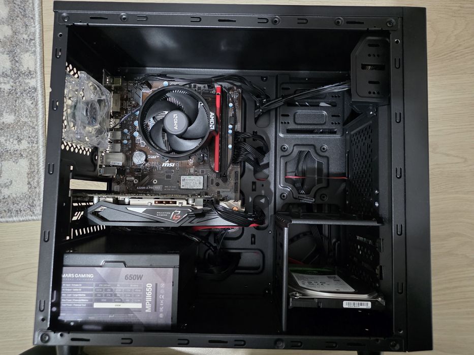 Vand pc ryzen 5, 16gb ram, rx 570 8 gb