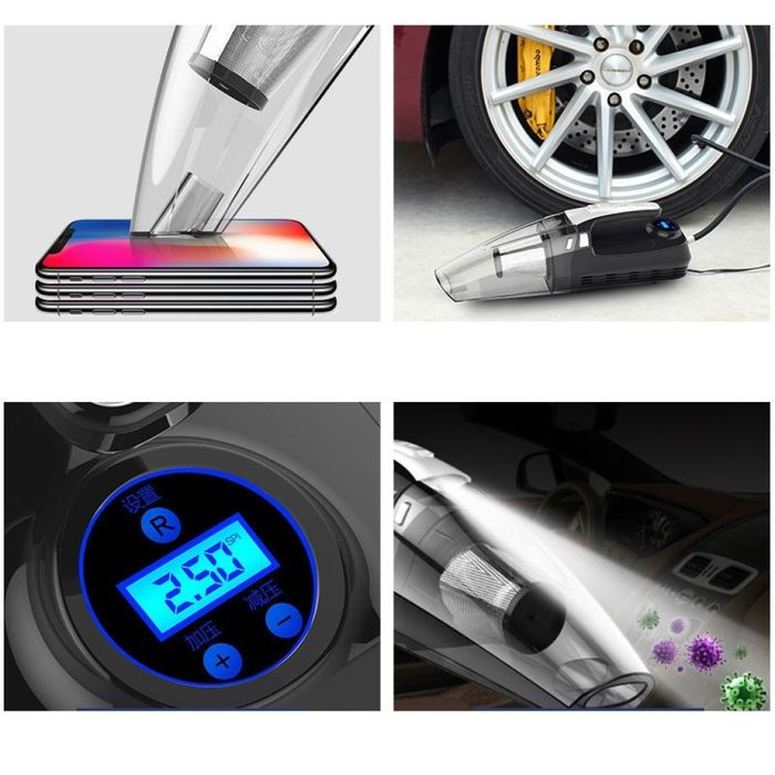 Преносима прахосмукачка 4 в 1 Rundong R-6055