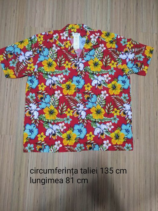 Camasi Hawaii inflorate 54 (135 cm de jur împrejurul burții)