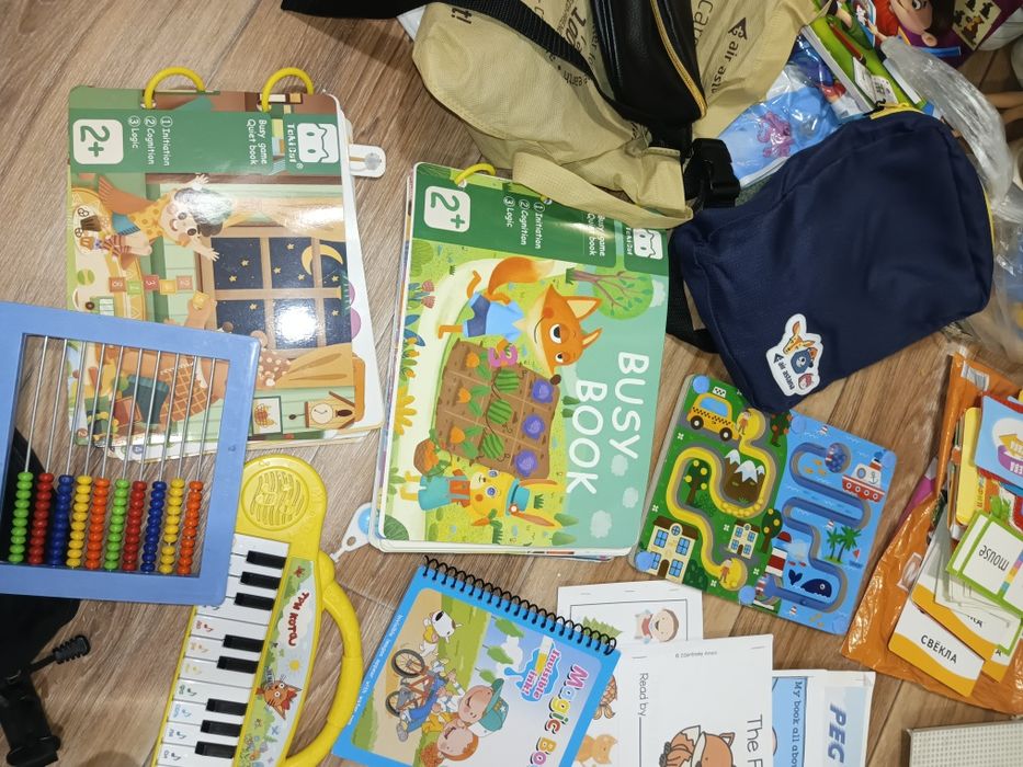 Развивающие игрушки, книжки