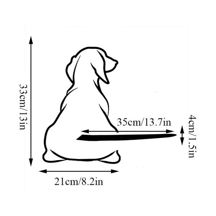 Стикер за кола куче