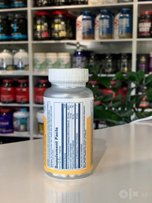 solaray d3 + k2 125 mcg / 50 mcg 60 vegcaps