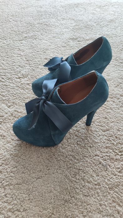 Pantofi botine dama piele naturala marime 35