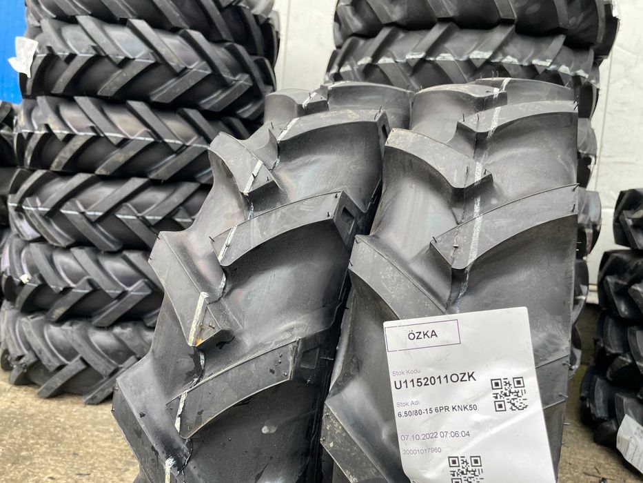 Cauciucuri noi 6.50/80-15 marca OZKA pentru motocultor
