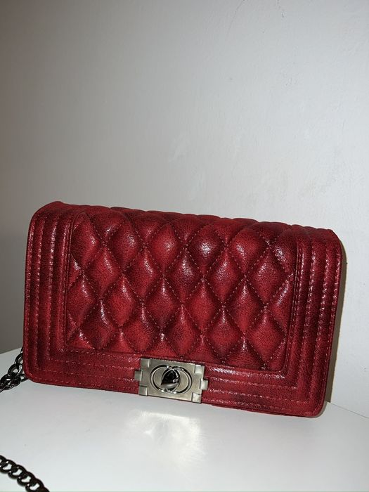 Елегантна Дамска чанта цена бордо