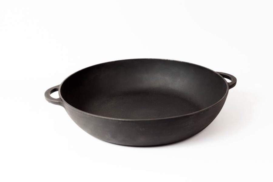 Чугунена тава с две лети дръжки, 20см-40см