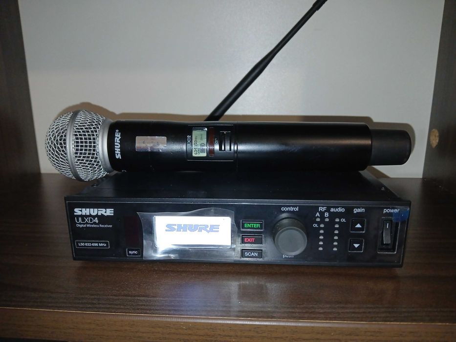 Оригинален микрофон SHURE ULXD24/SM58 - внос USA (Made in Mexico)