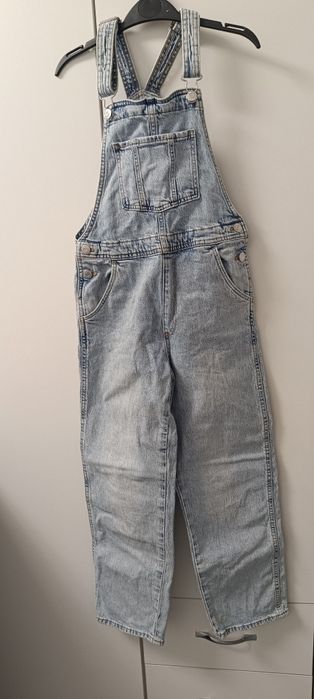 Salopetă blugi fete H&M 140(9-10ani)