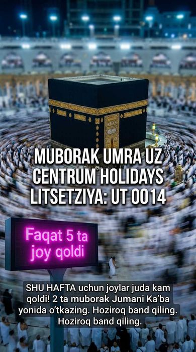 Centrum Holidays Umra Sertifikat Sirdaryo Muborak Umra Uzb Tur Paket
