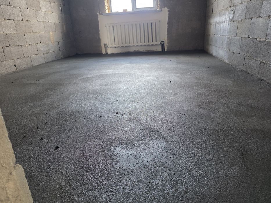 Полусухая стяжка с маленькой агрегатом