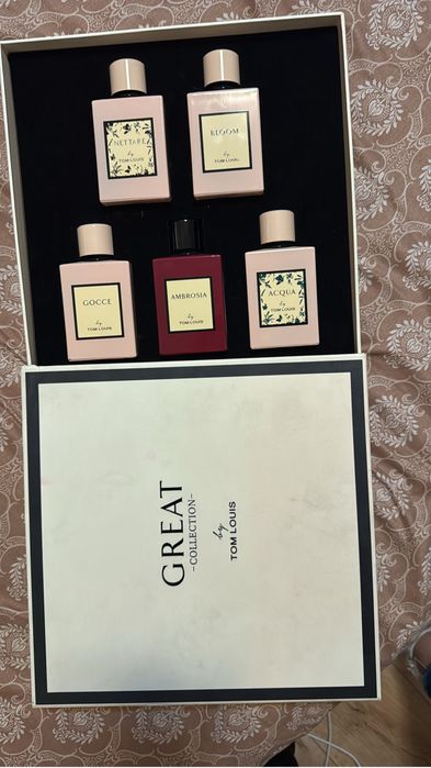 Set 5 buc, Apa de parfum, Great Collection, 250ml, By Tom Louis