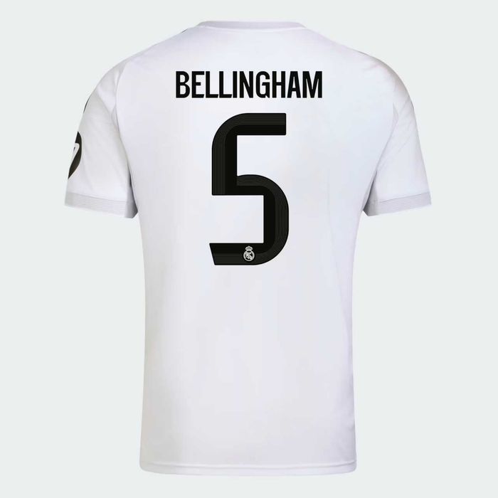 Оригинальная футболка adidas Real Madrid 25/26 Home Bellingham Jersey!