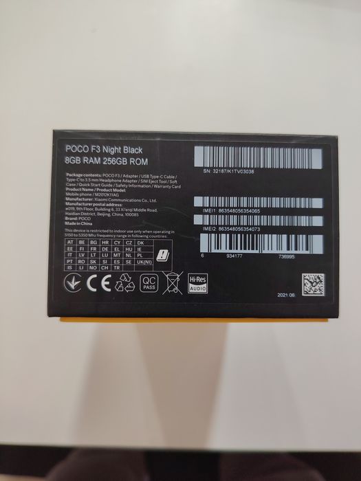 Xiaomi POCO F3 Night Black