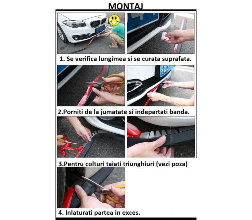 Lip Prelungire Buza Bara fata BMW E30 E34 E36 E38 E39 E60 E61 SAMURAI