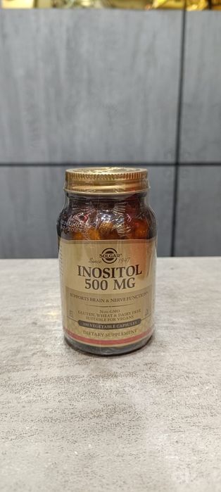 Solgar Inositol 500 mg 100 vegetable capsules