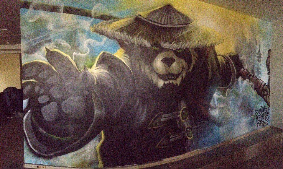 Роспись стен ( граффити, аэрография, арт, мурал)