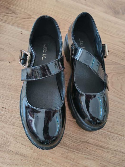 Pantofi negrii de lac/scoala fete