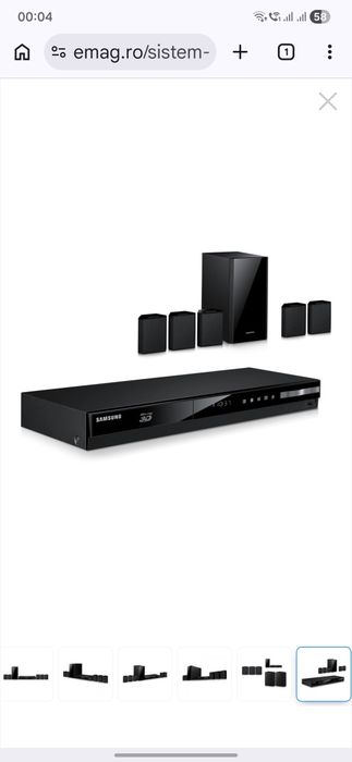 Home cinema blueray 3d Samsung  HT F4500 5.1