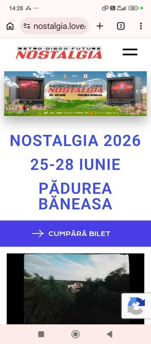 Bilete Nostalgia Băneasa 2026