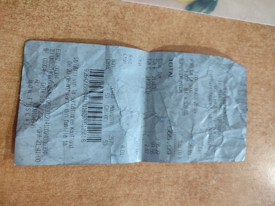 Expresor nou DeLonghi in garanție