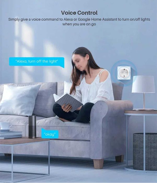 Tuya Smart Zigbee 16А умен контакт с отчет на ел.енергия