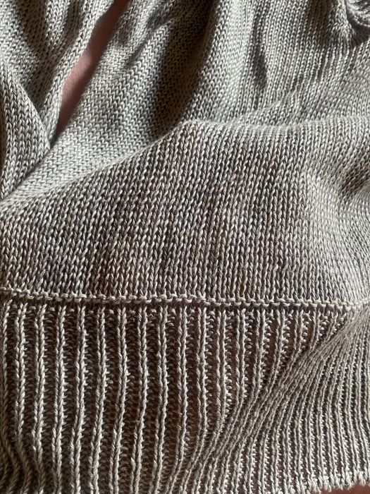 Bluza/hanorac din in tricotat, S