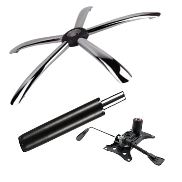 Set placuta balans metalica baza 60 cm si cilindru piston,scaune birou