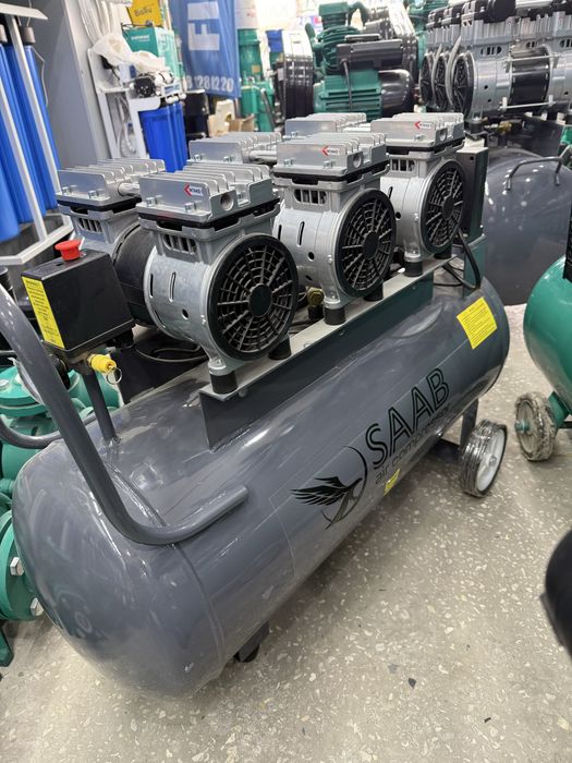 Компрессор Без шумный SAAB 100 литр