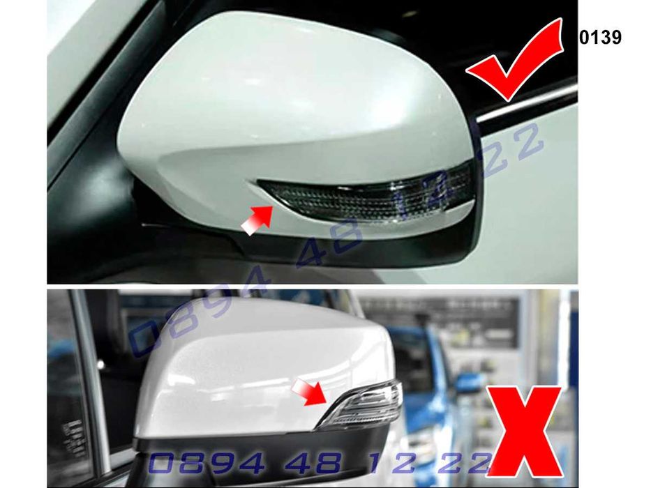 Динамични Мигачи Бягащи Огледала Subaru Forester Outback Legacy Tribec